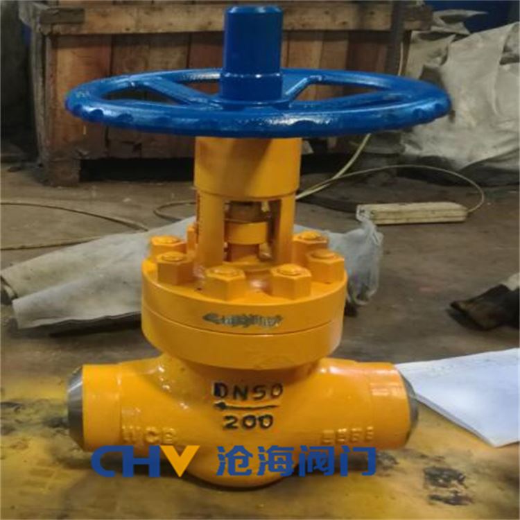 CHVJ滄海SJQ66H-250平衡式高壓焊接節流截止閥